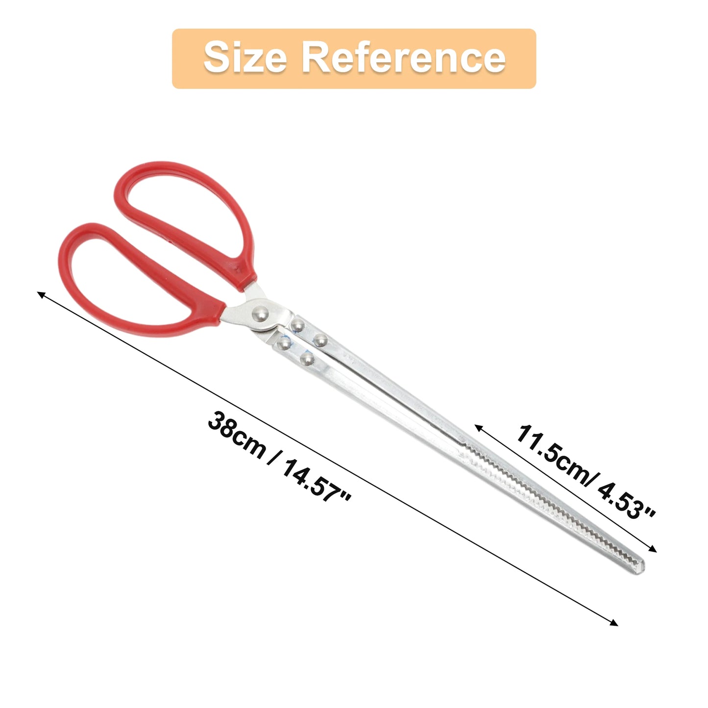 UXCELL Snake Feeding Tongs Stainless Steel Extra Long Straight Design Silver Tone Cleaning Tools Fish Aquatic Pet Supplies