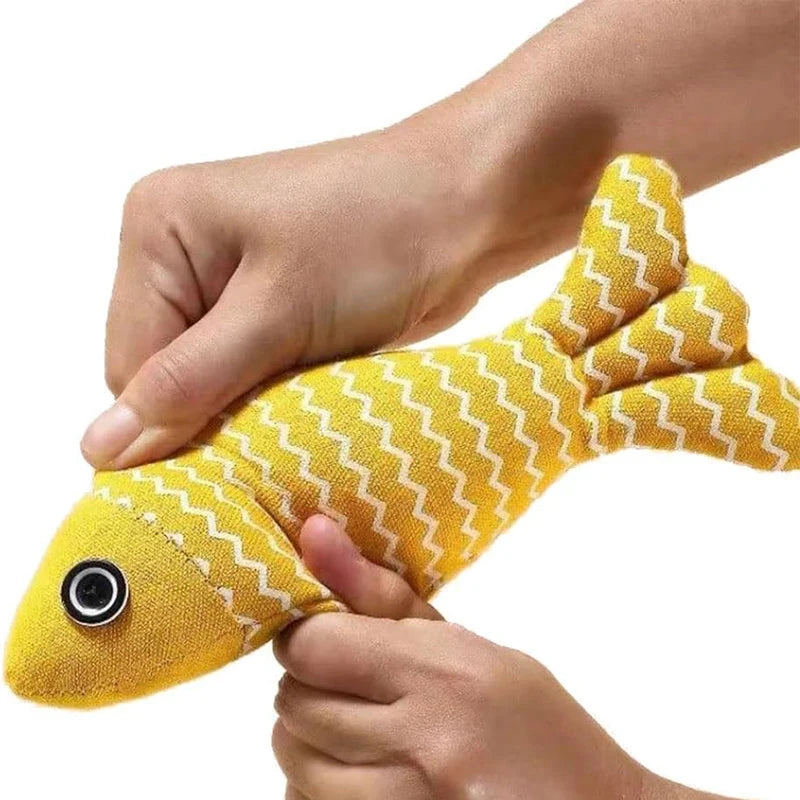 Cat Toy Catnip Fish Pet Chew Bite Toys For Cats Funny Interactive Soft Simulation Fish Kitten Training Playing Toy Cat Supplies