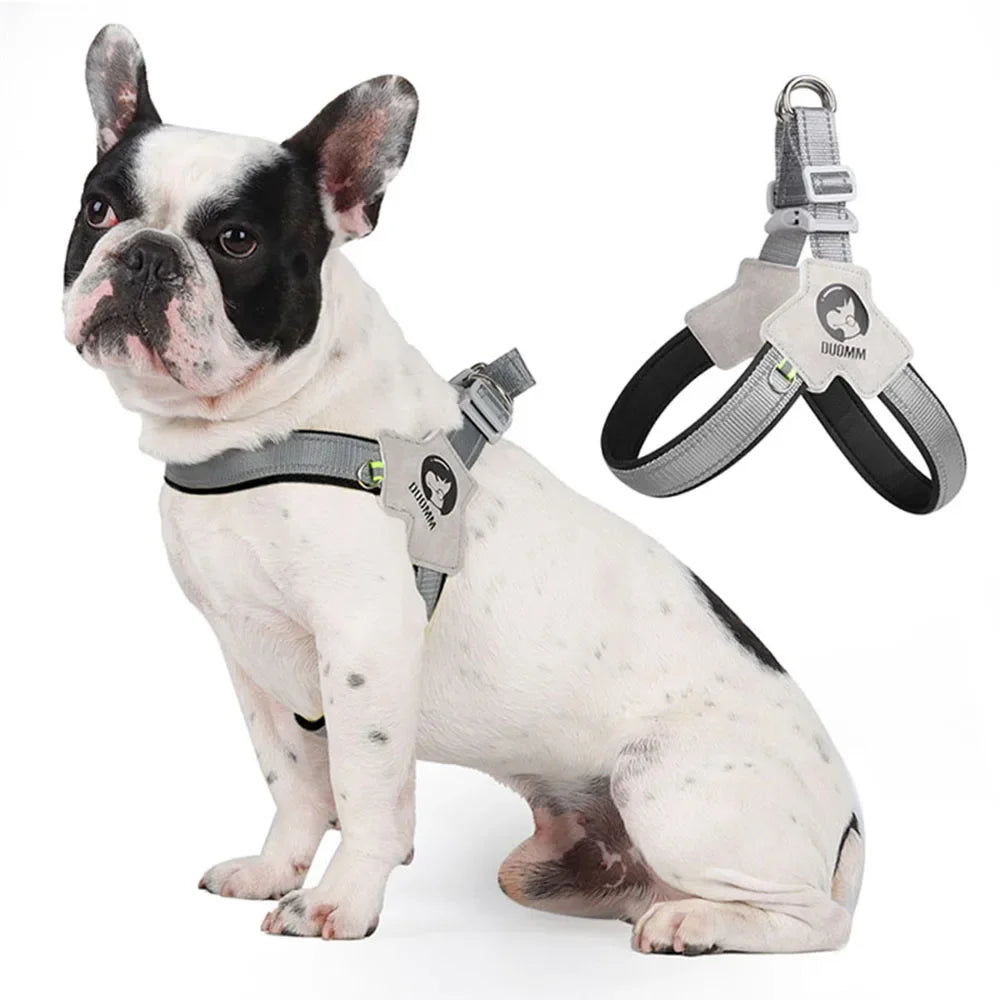 Breathable Y Shape Dog Harness Adjustable Step In Pet Harness Vest for Puppy Small Large Dog Chest Harness Reflective Dog Collar