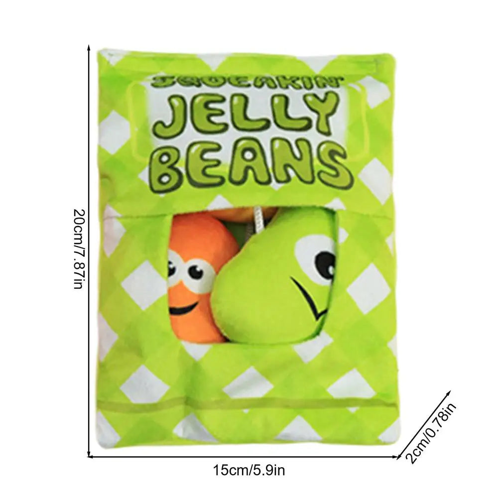 Dog Squeaky Plush Toys Pet Dog Cartoon Teething Toy Squeaky Plushies Medium to Large Dogs Reduce Boredom Interactive Toys