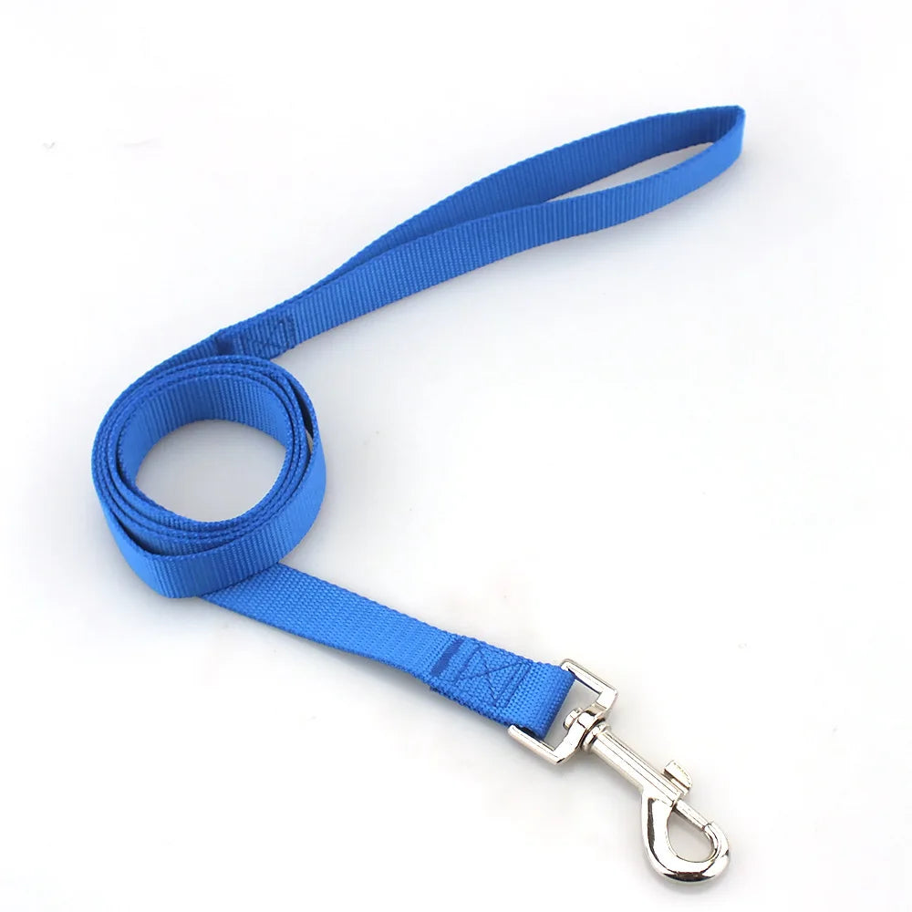 4ft Long Nylon Dog Leash Durable Training Leashes Pet Accessories Traction Rope for Small and Medium Breed Dogs