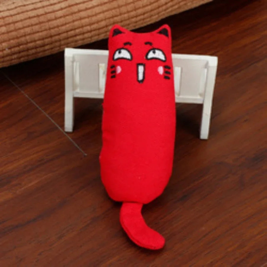 Pet Accessories Rustle Sound Catnip Toy Cats Product For Pets Cute cat Toys For Kitten Teeth Grinding Cat Plush Toy Thumb Pillow
