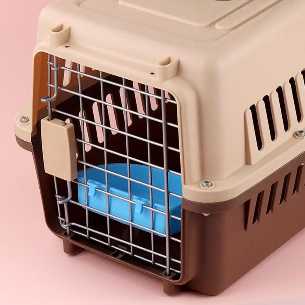 Small Pet Food Feeder Bowl Cage Hook Up Hanging Bowl Water Drinking Device Dog Cats Feeding Cup Rabbit Feede