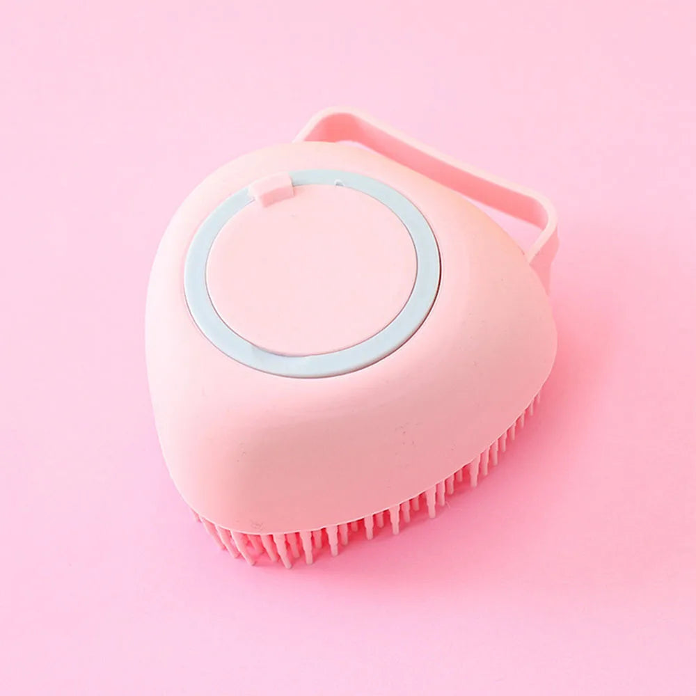 Pet Bath Brush Comfortable Super Soft Silicone Shampoo Massager Brush Comb for Dogs Cats Bathroom Dog Bath Brush Massage Gloves