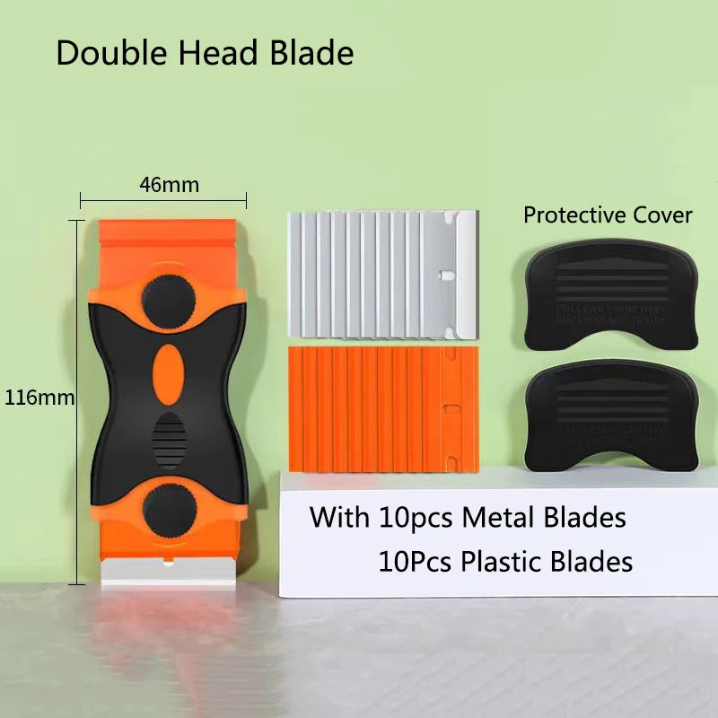 Plastic/Metal Aquarium Algae Remover Scraper for Car Window Vinyl Film Sticker Cleaning Glass Ceramic Dust Dirty Remover Tool
