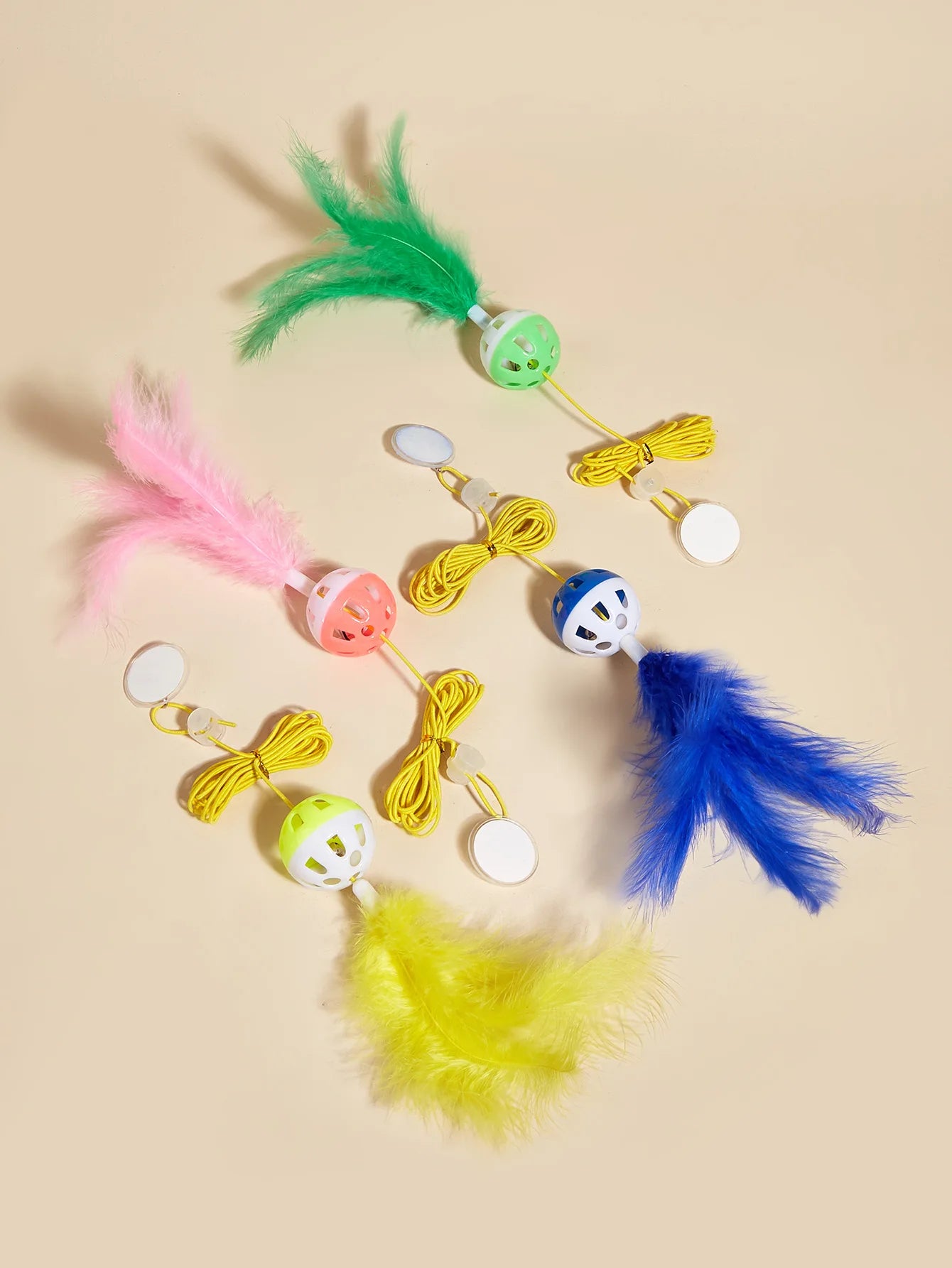 Cat Toy Cat Teaser Sticks Plastic Bell Swing Cat Teaser Stick Cat Durability Self Improvement And Relaxation Tool