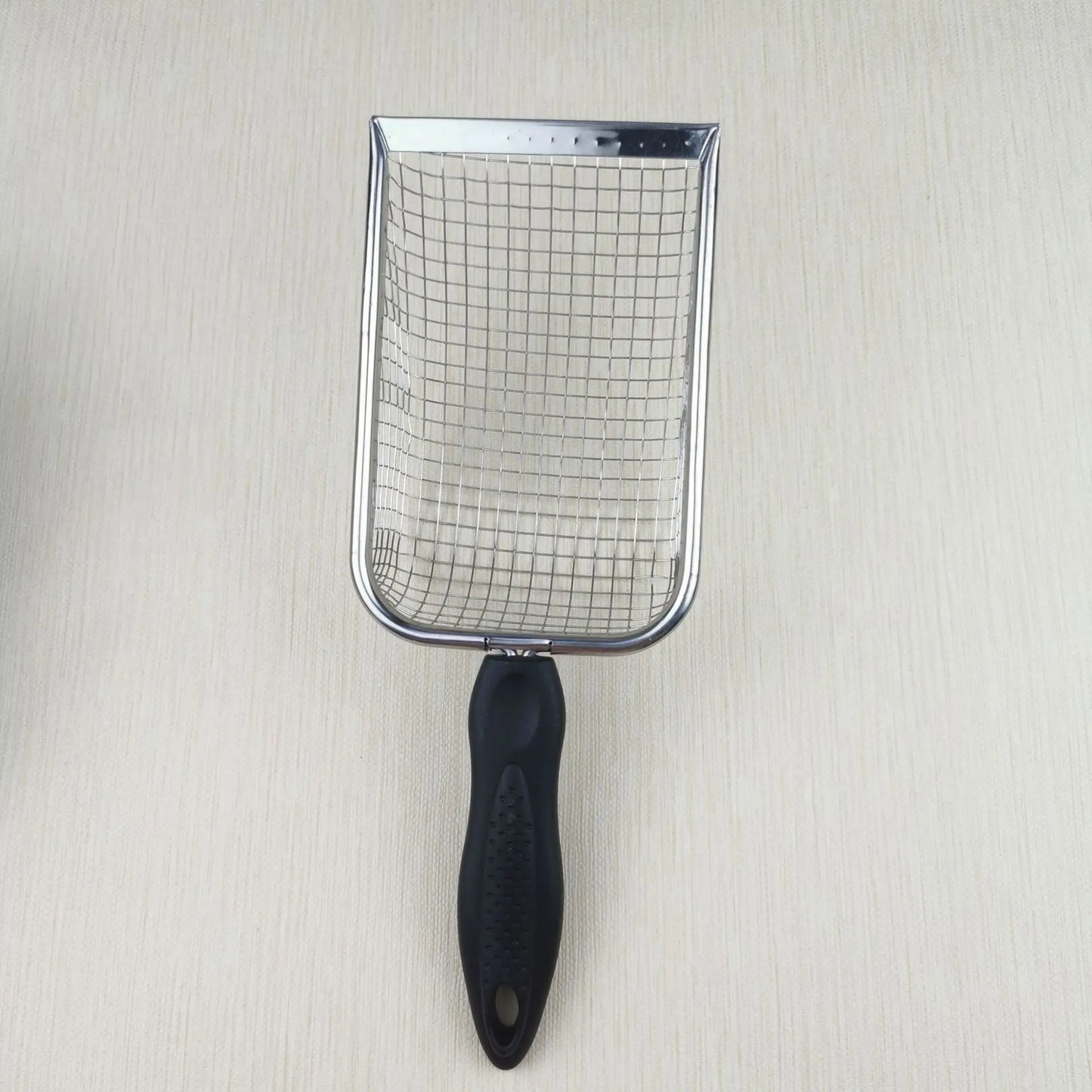 Cat Litter Shovel Stainless Steel Reptile Sand Substrate Shovel Clean Up Feces Fine Mesh Sifter for Bedding Cat Litter Scoop