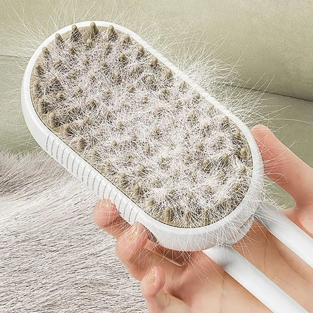 3 In 1 Electric Cat Steam Brush Steamy Dog Brush Spray Cat Hair Brushes For Massage Pet Grooming Comb Hair Removal Combs