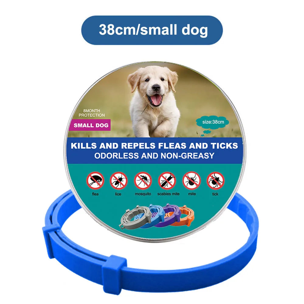 38cm 70cm Retractable Deworming Dog Cat Collar Pet Anti Flea Ticks Collar Repellent Mosquito Pet Collars for Cats Dogs Products