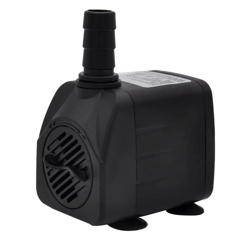 W Ultra Quiet Submersible Water Fountain Filter Fish Pond Aquarium Water Pump Tank Fountain With 12 Lights