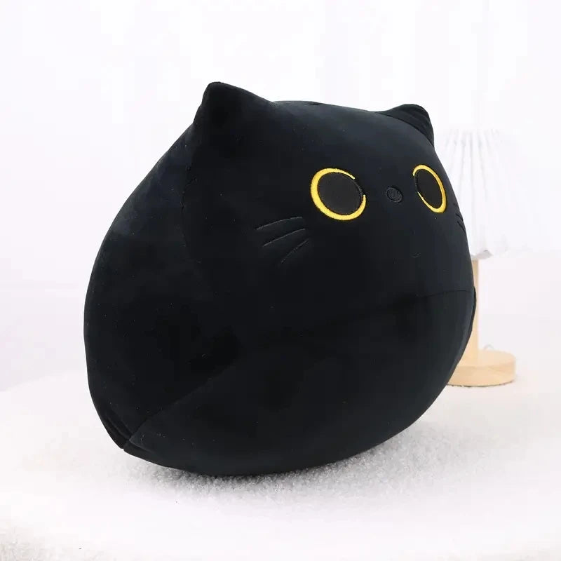 2Sizes Kawaii Black Cat Soft Plush Pillow Doll Toys Lovely High Quality Kids Gifts Toys Boys Girls Friends Room Decoration