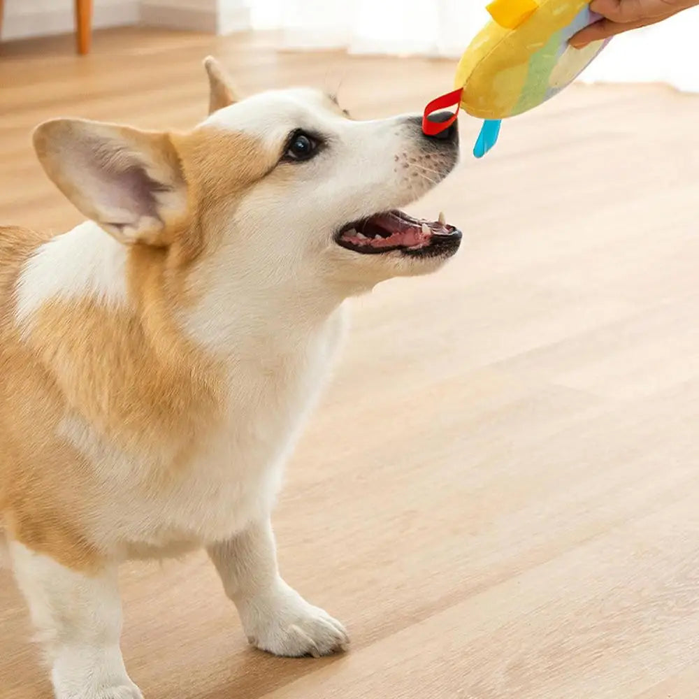 Squeaky Pet Toys Dog Plush Sound Chew Toys Bbiscuit Shape Animal Squeaky Dog Chewing Toy Plush Dog Toys Puppy Chewing Sound Toy