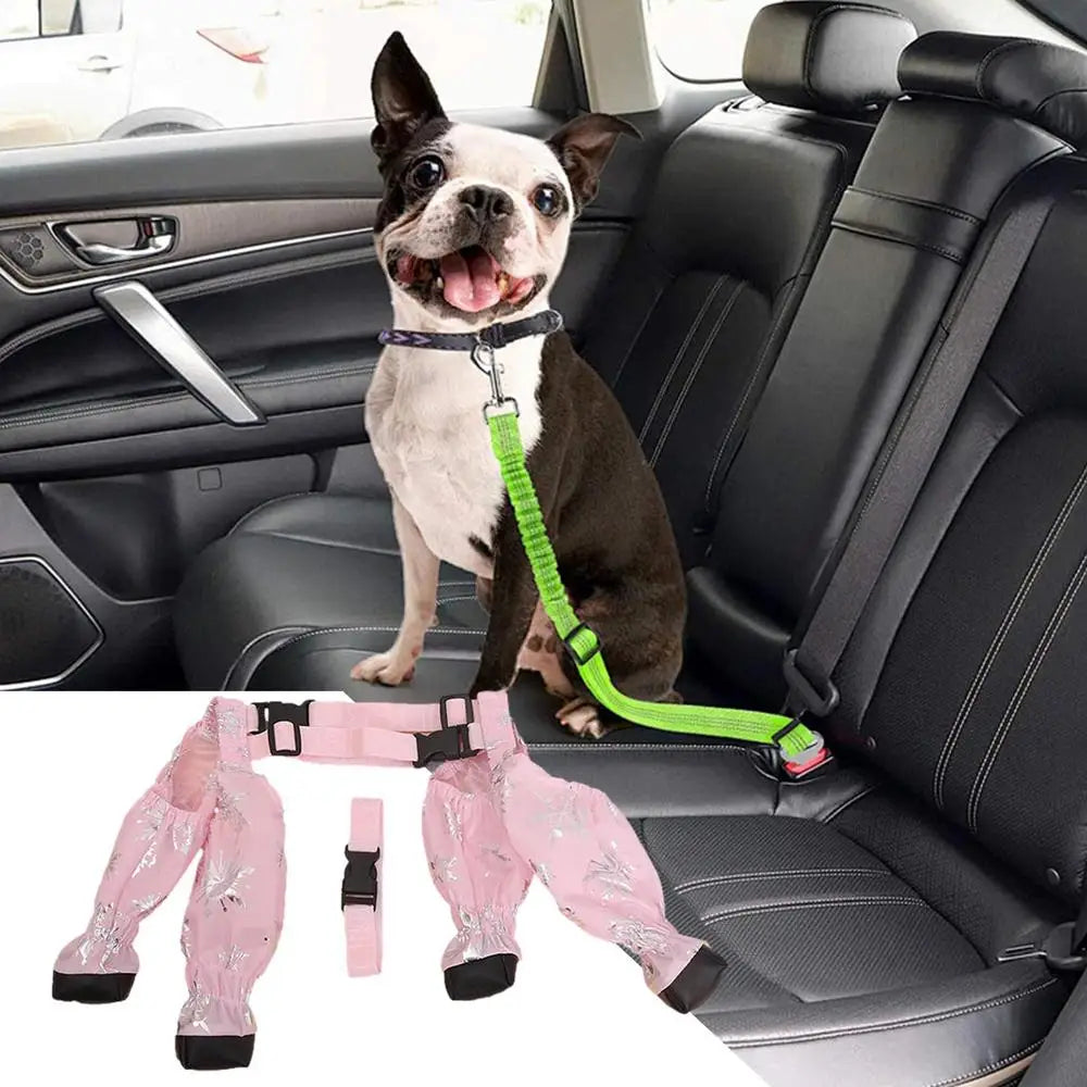 Suspender Boots For Dogs Dog Shoes For Large Dogs Waterproof Winter Snow Boots Never Lose A Bootie On Hot Or Snowy Days