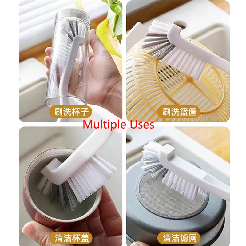 Nylon Brush Aquarium Algae Cleaning Brush Nylon Brush Aquarium Gap Cleaner Fish Tank Stain Cleaning Tools Accessories home