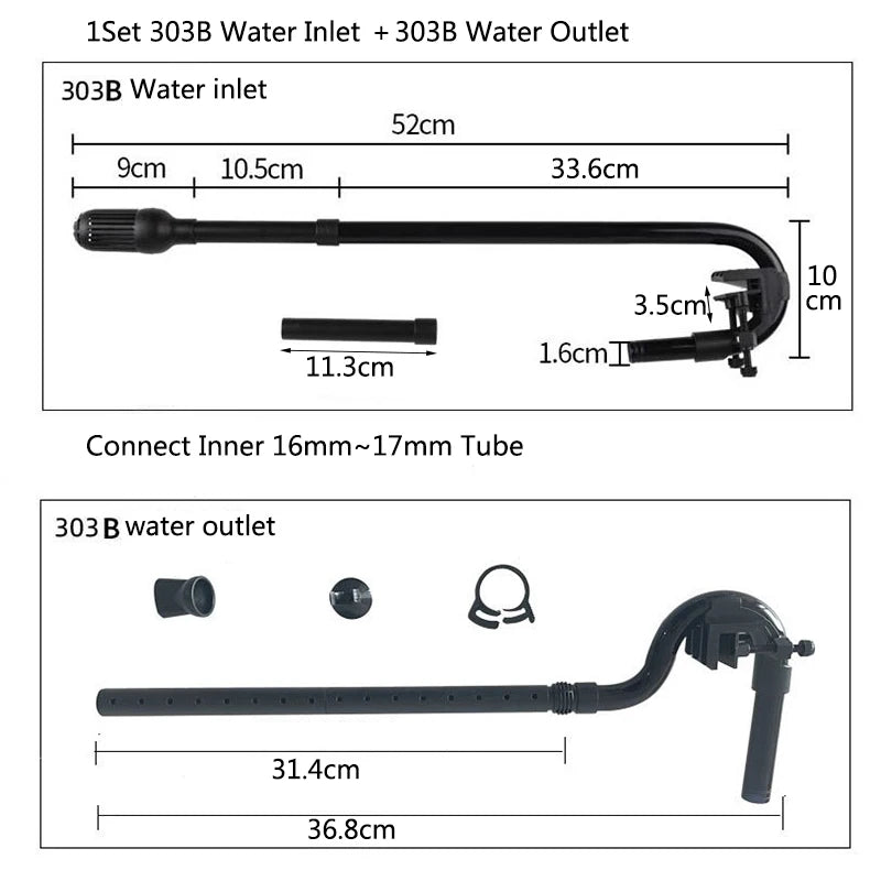 Aquarium Fish Tank Filter Rain Spray Bar Unit Outflow Pipe Inlet Outlet Tube Kit Fish Tank External Canister Filter Accessories