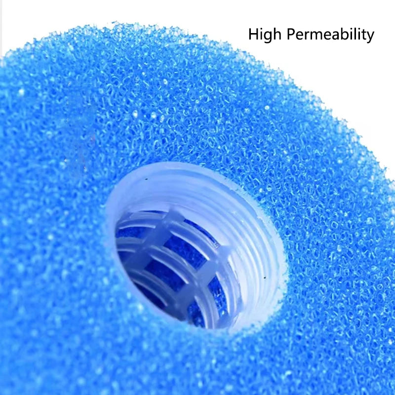 External Aquarium Canister Filter Quiet Sponge Filter Bucket No Pump Suitable for Seawater Freshwater Fish Tanks Seaweed Tanks