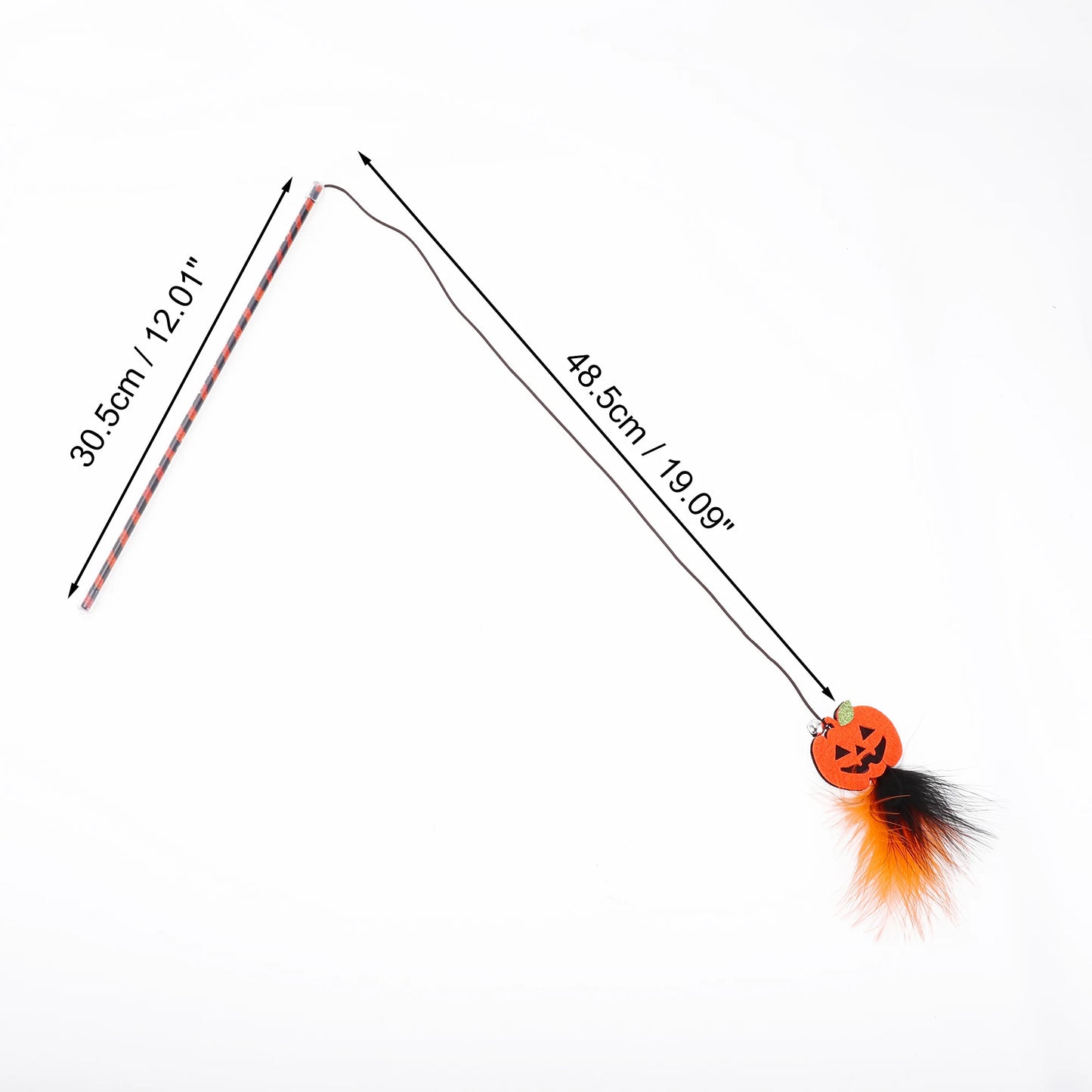 UXCELL 1 Pc Fashion Funny Cat Playing Rod Portable Spider Moon Halloween Toys Cat Playing Rod for Indoor