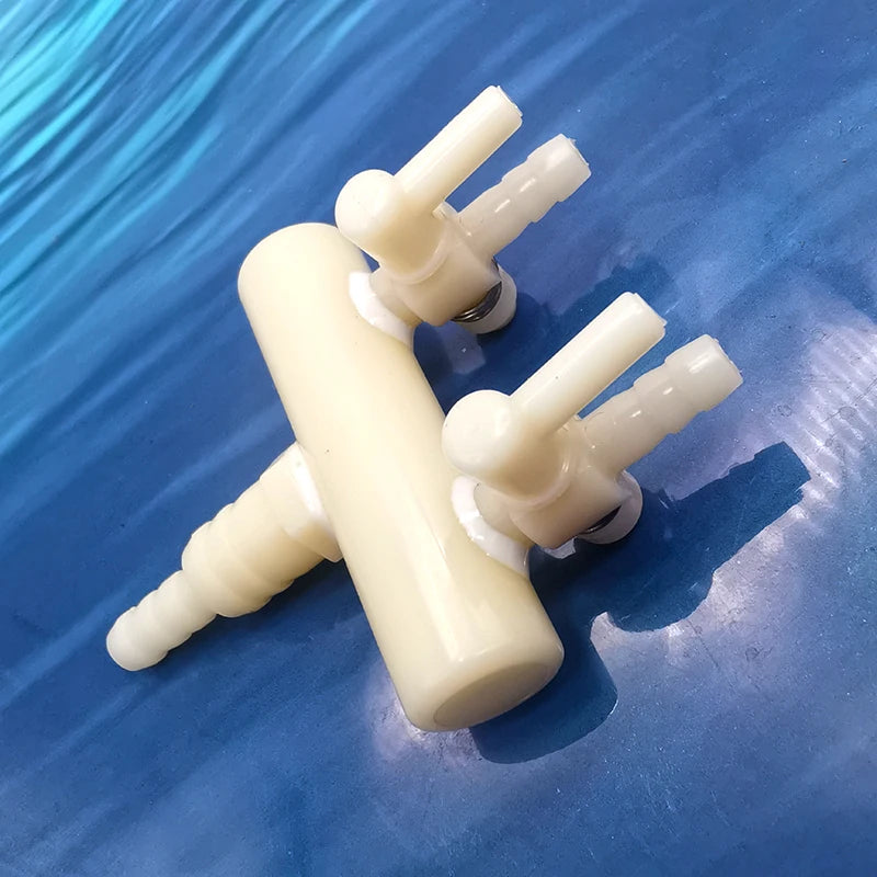 Plastic 2 3 4 5 6 Way Aquarium Air Splitter Valve Fish Tank Air Pump Flow Splitter Distributor Pump Valve Tap Control Switch