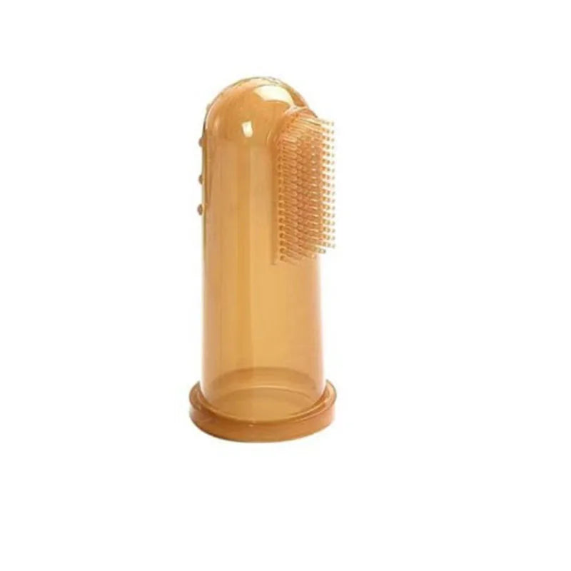 1Pcs Dog Pet Finger Toothbrush Dog Toys Environmental Protection Silicone Glove For Dogs Cats Teeth Cleaning Pet Accessories