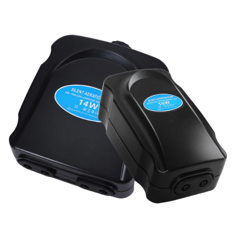 220~240V Silent Aquarium Oxygen Air Pump Fish Tank Adjustable Air Volume High Power Oxygenator Air Compressor Aerator 3/5/8/10W