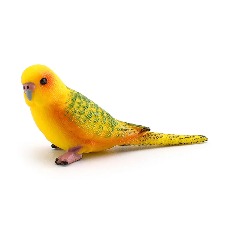 Simulated bird parrot children's ornament toy