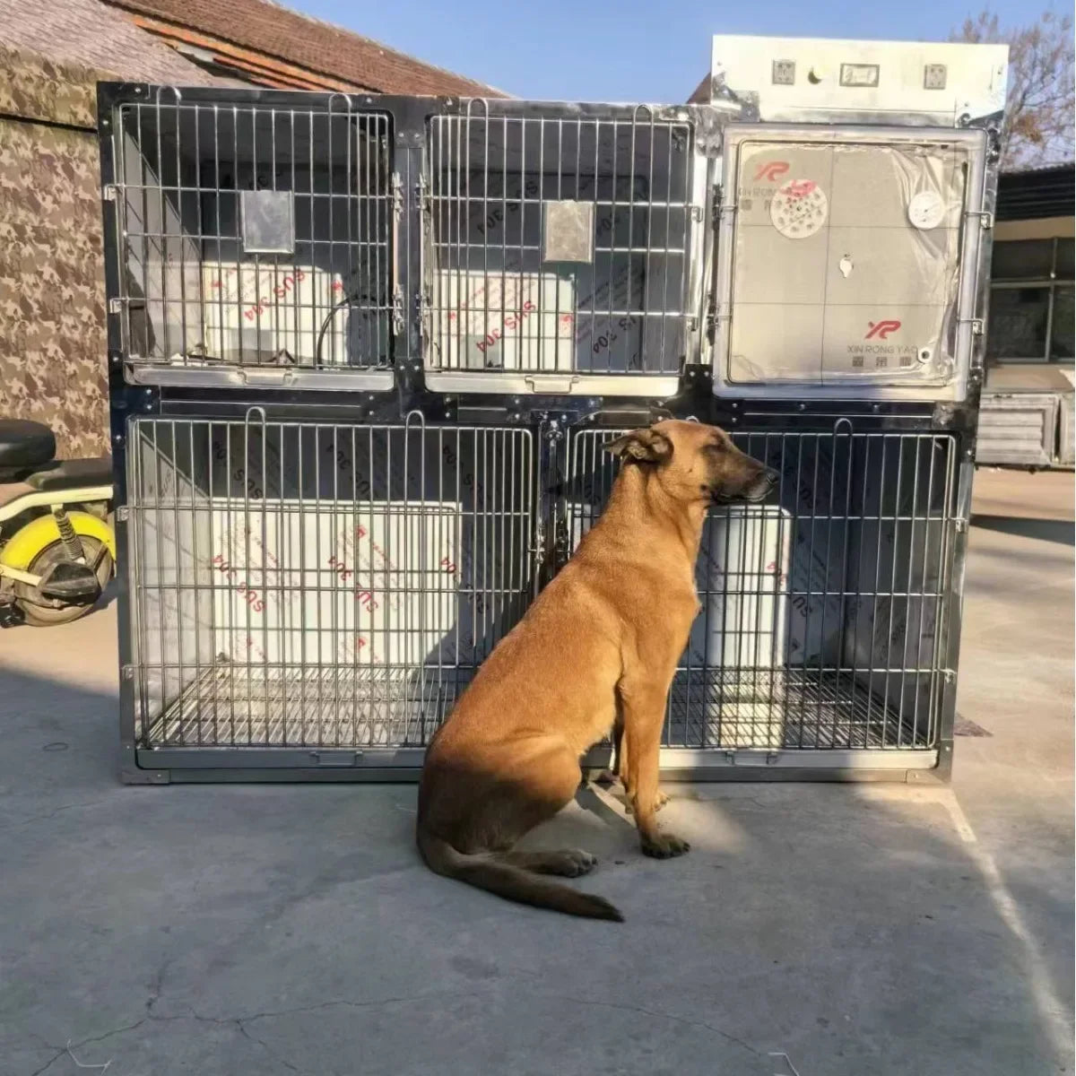 304 stainless steel dog cage multi-layer pet display cabinet display cage pet store foster cage pet hospital inpatient cag