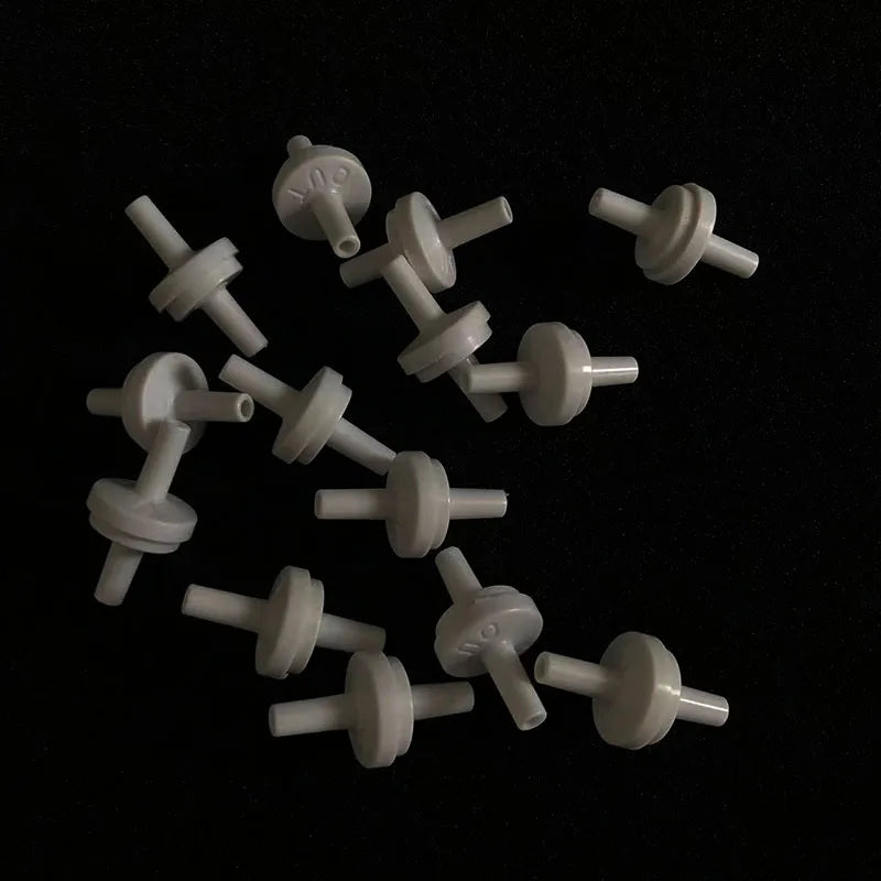 5pcs White Fish Aquarium Air Pump Check Valve 5 X One Way Non-Return Check Valve Aquarium Co2 System Air Pump