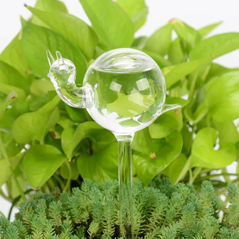 8 Styles Houseplant Automatic Self Watering Glass Bird Watering Cans Flowers Plant Decorative Clear Glass Watering Device