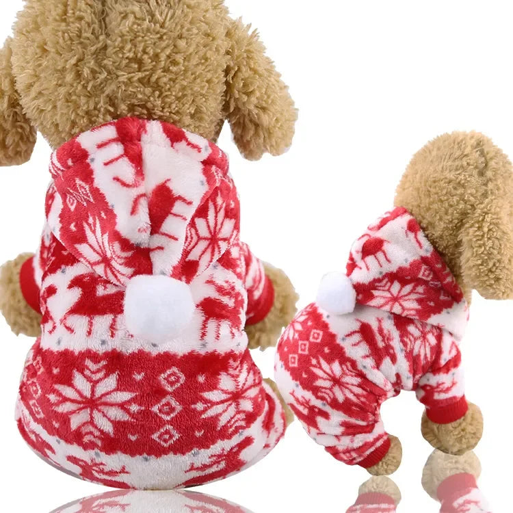 Christmas Pets Dressing Up Santa Funny Pet Clothes For Small Medium Large Dogs Winter Warm Dog Clothes Chihuahua Pug Yorkshire