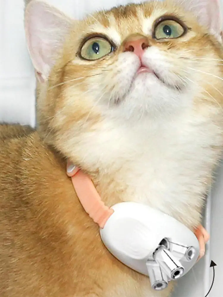 Laser Cat Collar LED Laser Cat Teasing Toy Cat Collar Toy Electric Smart Laser Teasing Cat Interactive Toy Kitten Playing Toy