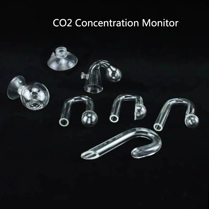Glass Aquarium CO2 Indicator Fish Tank Liquid Tester Monitor Plants Grass CO2 System Drop Checker For Fish Tank Aquatic Planted
