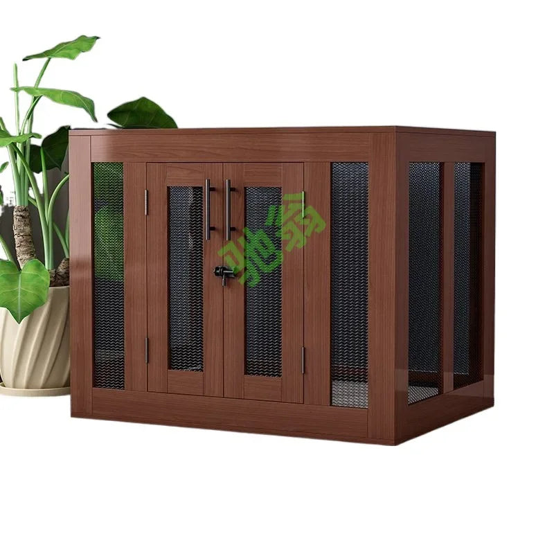 Yut four seasons universal wooden kennel cat litter pet litter indoor wild kennel large, medium and small dog kennel cat house