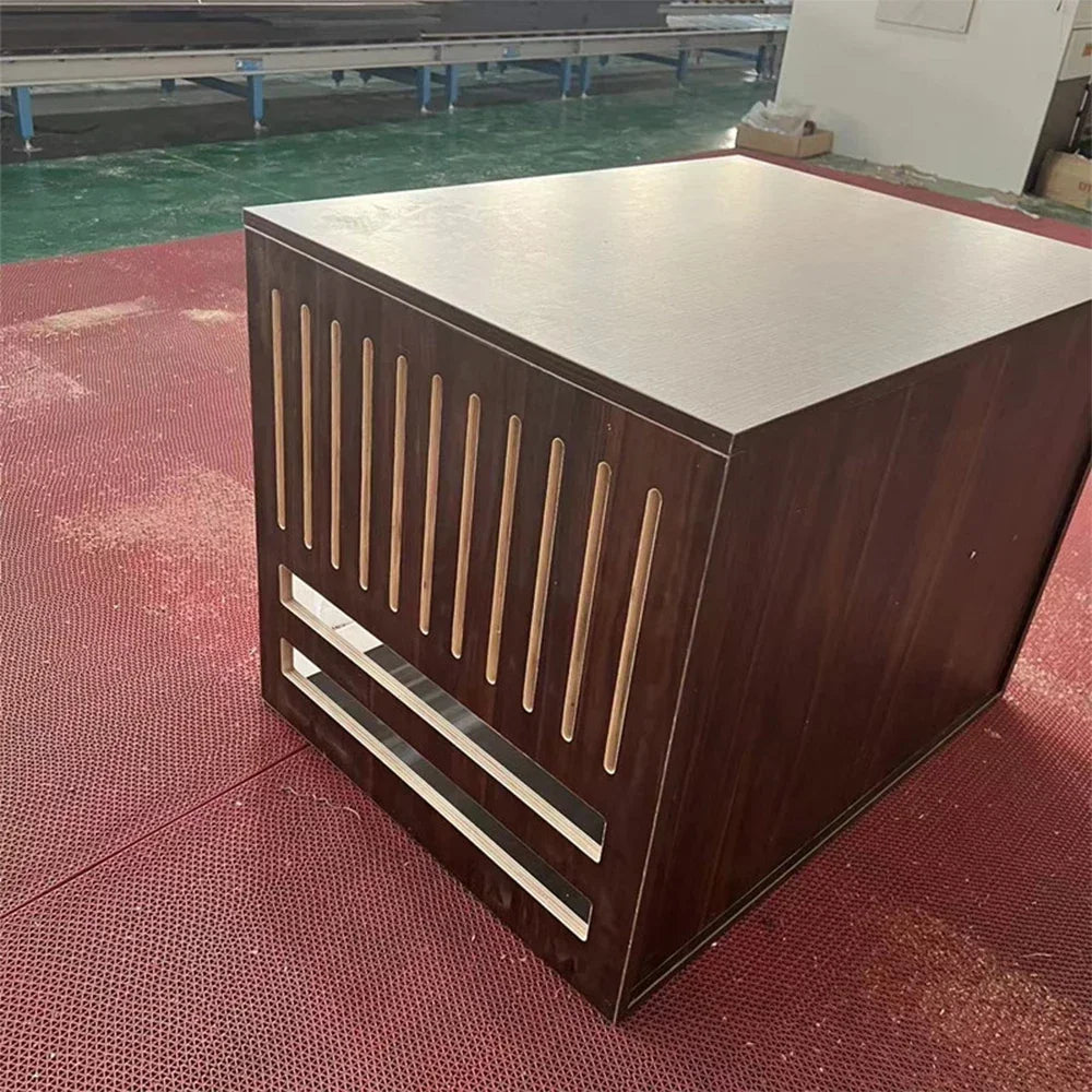 Solid Wood Dog Pet Cages Modern Indoor Customized Wooden Kennel Housefor Large Dogs