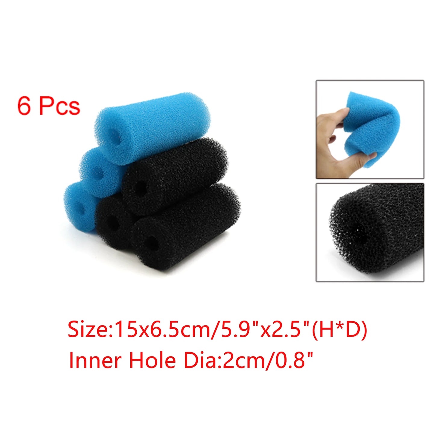 UXCELL Sponge Fish Tank Filter Protector Cover Oxygen Pump Water Inlet Filtration Protection Aquarium Filter Tools Accessories