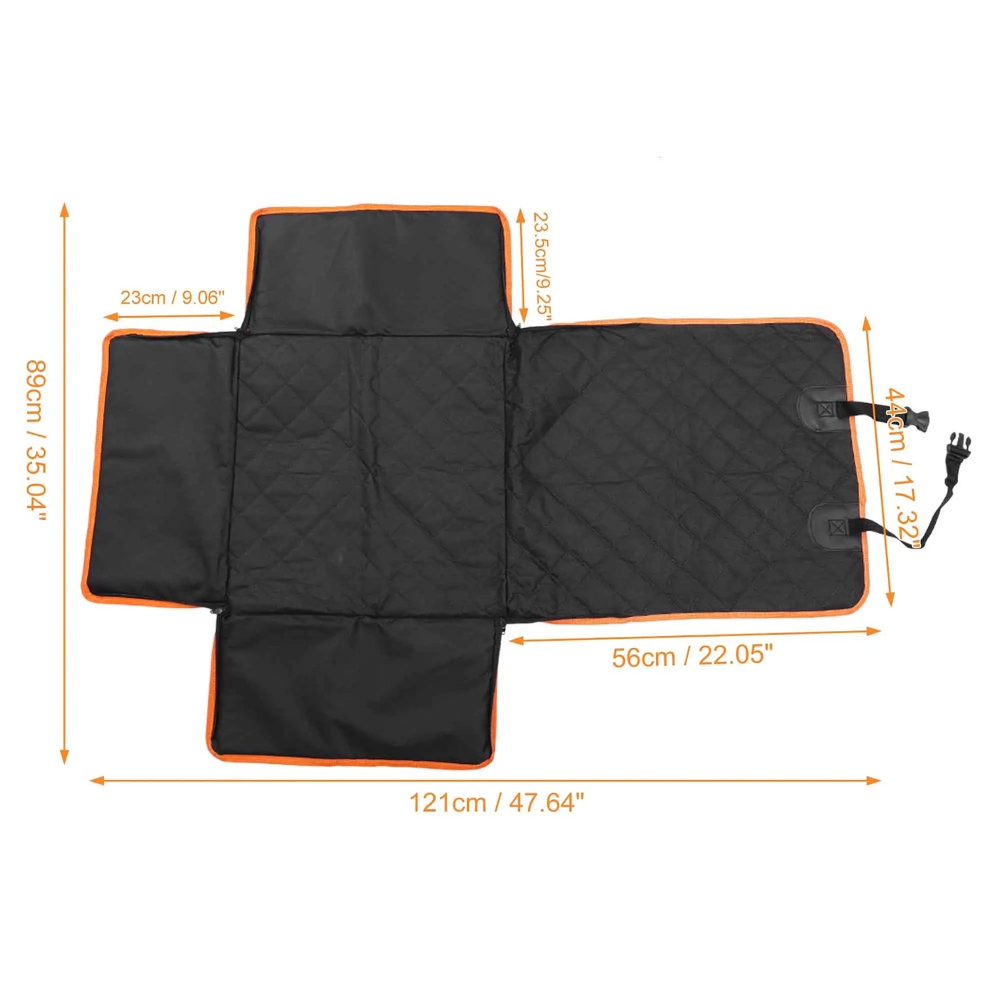 UXCELL Dog Car Back Seat Cover Waterproof Pet Travel Dog Beds Hammock Car Rear Back Protector Mats Safety Carrier For Dogs