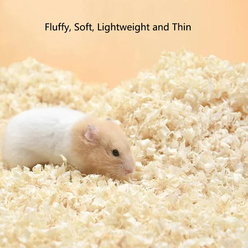 100g Hamster Rat Mouse Wood Chips Bedding for Guinea Pigs Rabbits Chinchillas Birch Bedding Sawdust Cage House Filler Supplies