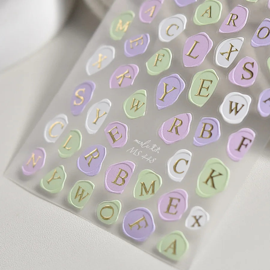 1pcs Cute Cat Claw 3D Jelly Relief Nail Stickers 3D Adhesive Stickers For Nails DIY Japanese Kawaii Slider Nail Art Decorations