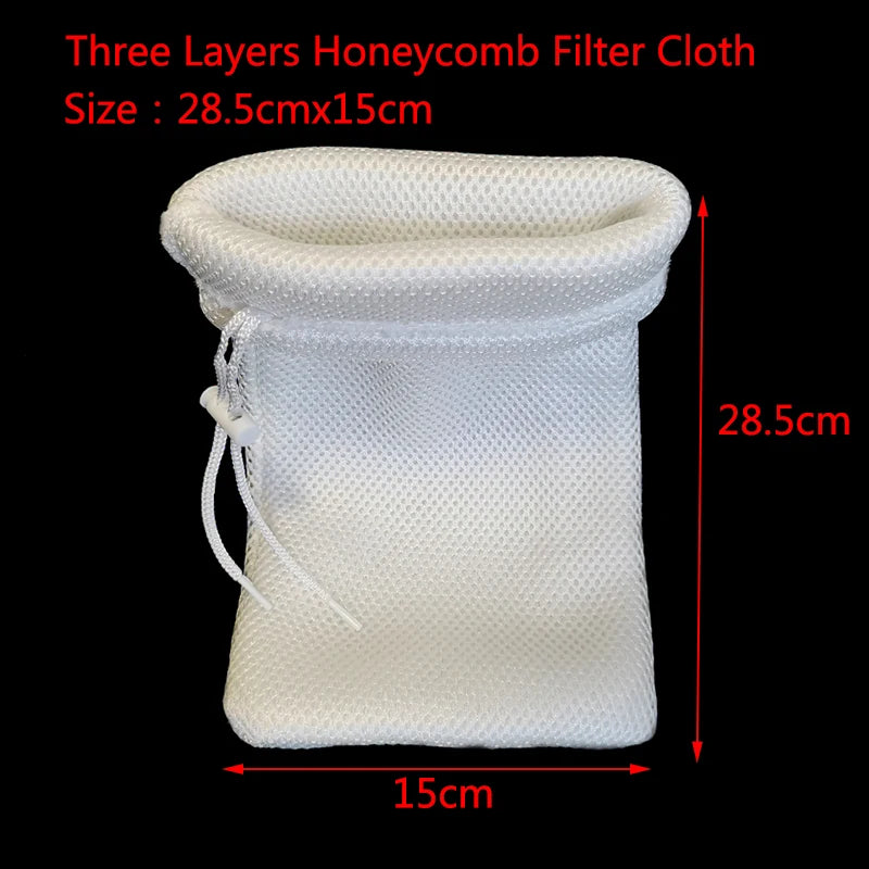 Thickening Encryption Aquarium Filter Reuse Wash Filter Magical Blanket Bag Pad Biochemical Biological Filtration Clean for Fish