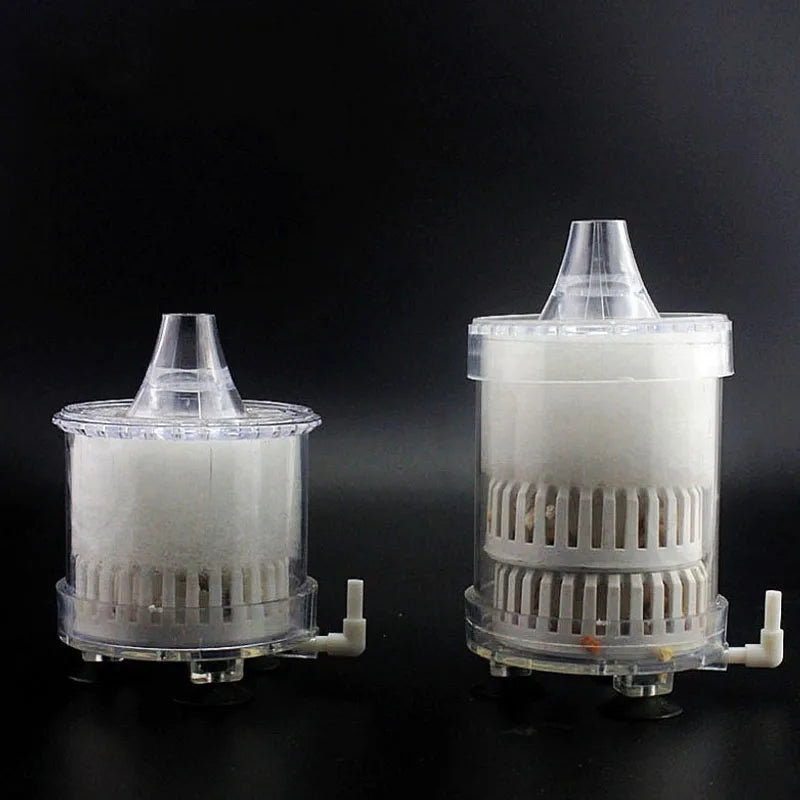Double Aquarium Filter Fish Tank Shrimp Pond Air Pump Biochemical Sponge Filter Bio Sponge Filters Aquarium Filtration Material