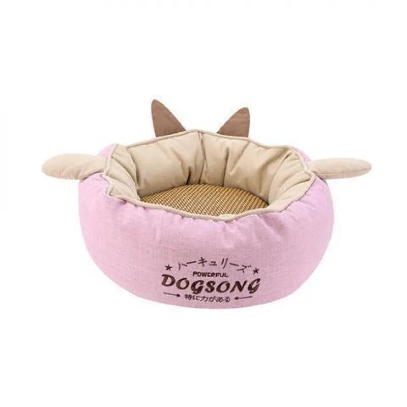 nk0 rabbit ear kennel keeps warm in winter removable and washable teddy cat litter pet dog supplies thermal supplies pet litter