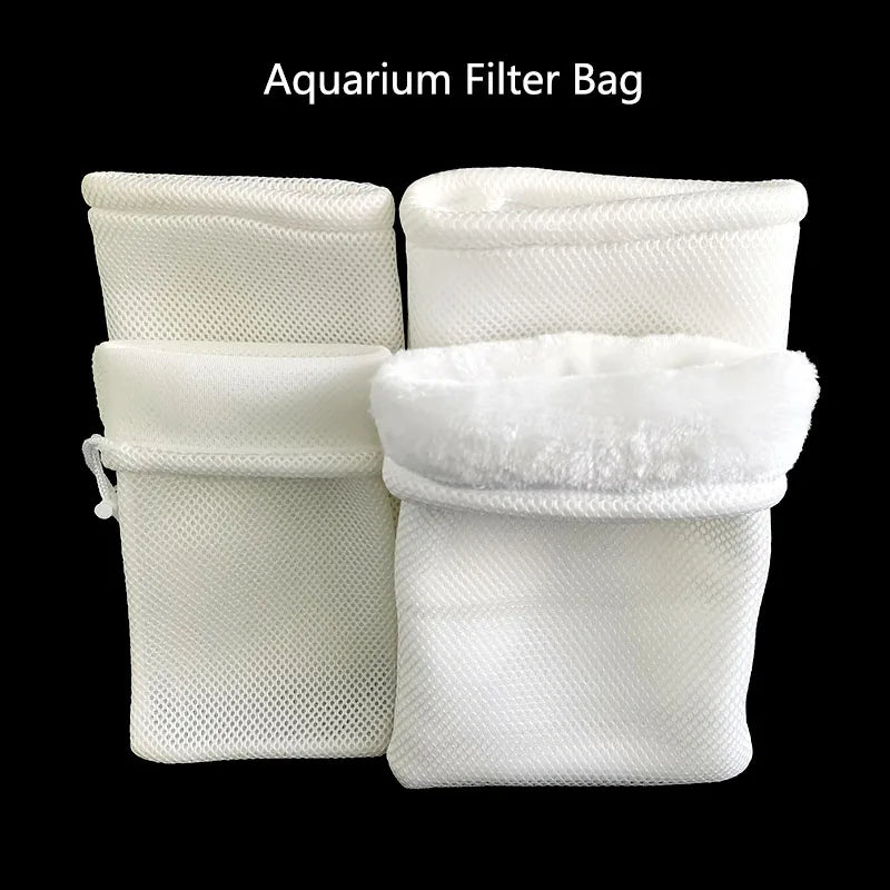 Thickening Encryption Aquarium Filter Reuse Wash Filter Magical Blanket Bag Pad Biochemical Biological Filtration Clean for Fish