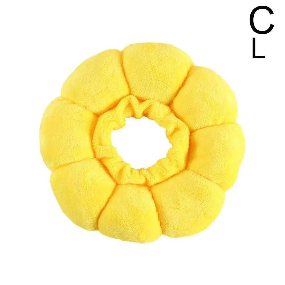 3 Sizes Adjustable Sunflower Elizabeth For Pet Cat Anti-bite Recovery Collar For Dog Cat Sterilization Anti Lick Head K1F9