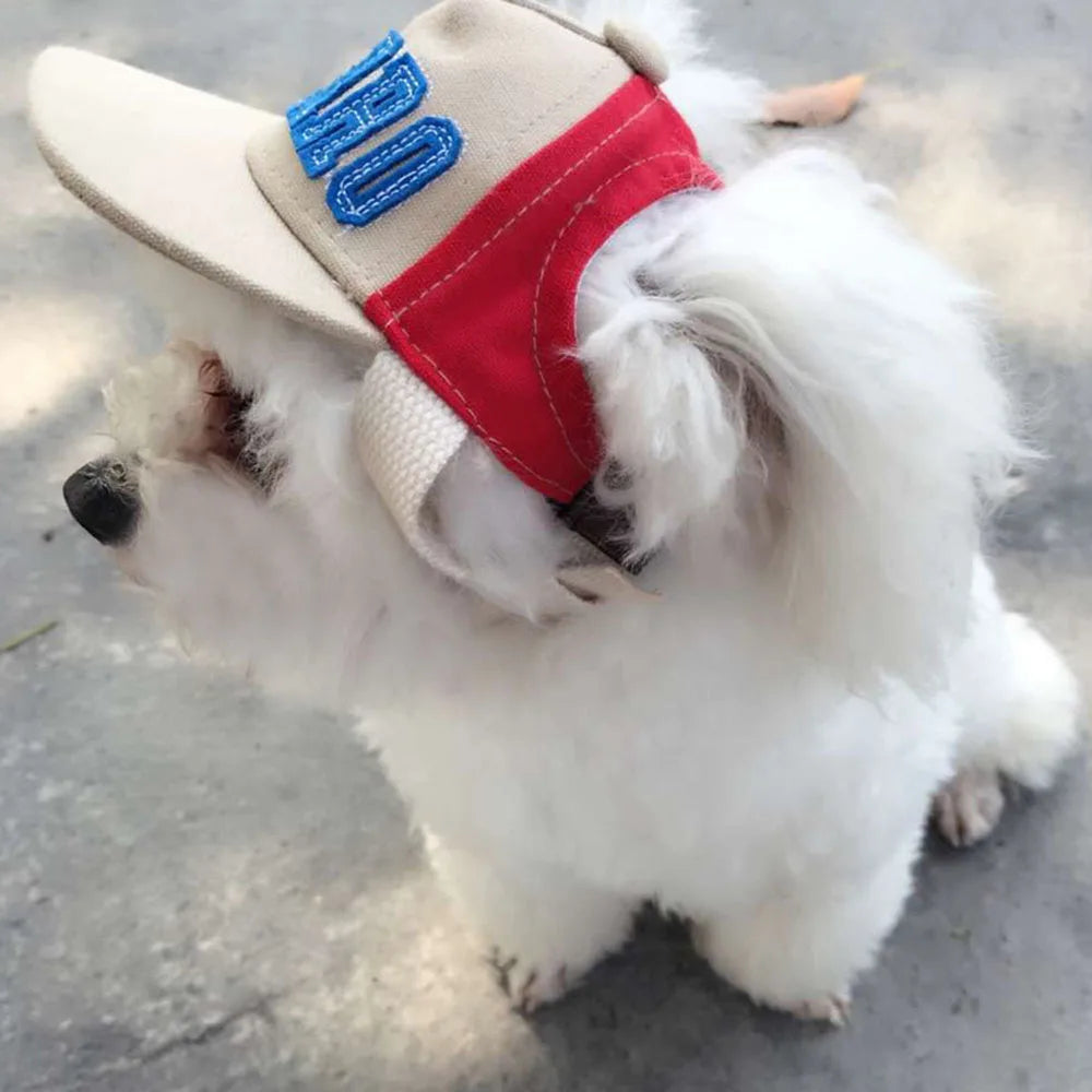 Pet Peaked Cap Dog Cute Alphabet Cap Small Dog Casual Hat Summer Outdoor Canvas Hat Chihuahua Yorkshire Pet Products Gorra Perro