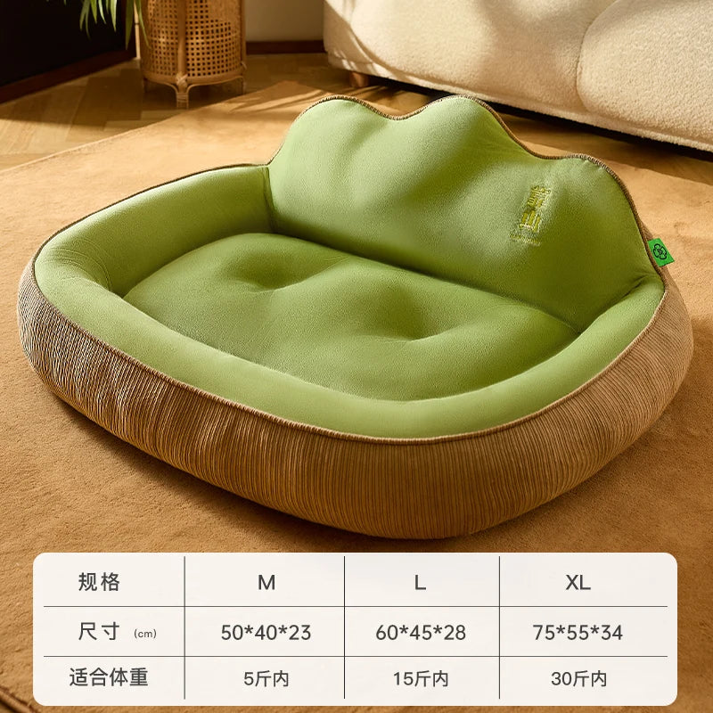 Kennel Universal Sleeping Pad Corgi Shiba Inu Dog Bed Removable and Washable Winter Warm Pet Nest Dog Mat