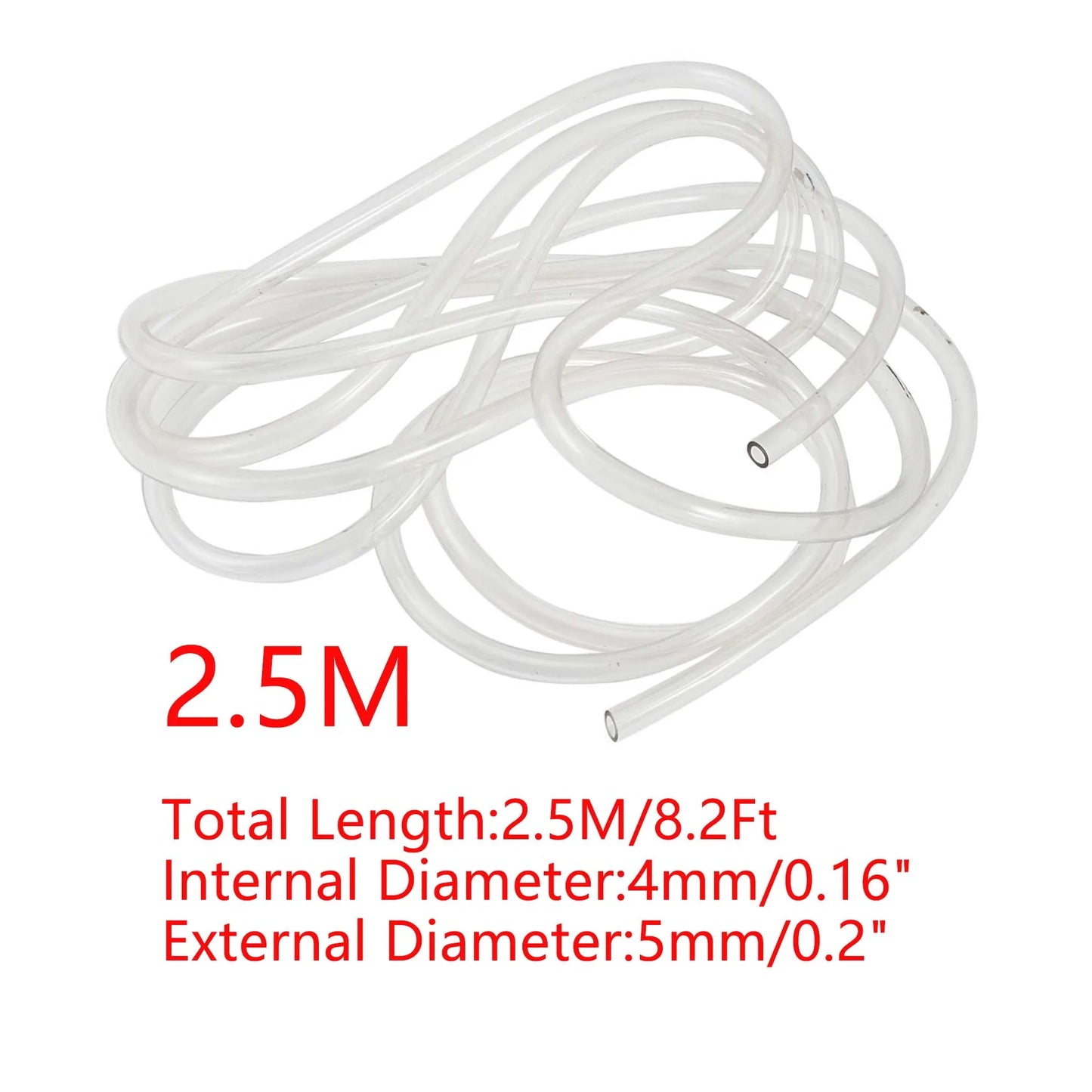 UXCELL Aquarium Silicone Tube Hose Connector ID 4mm Flexible Pipe Water Hose Connector Pump Parts Tools Fish Tank Accessories
