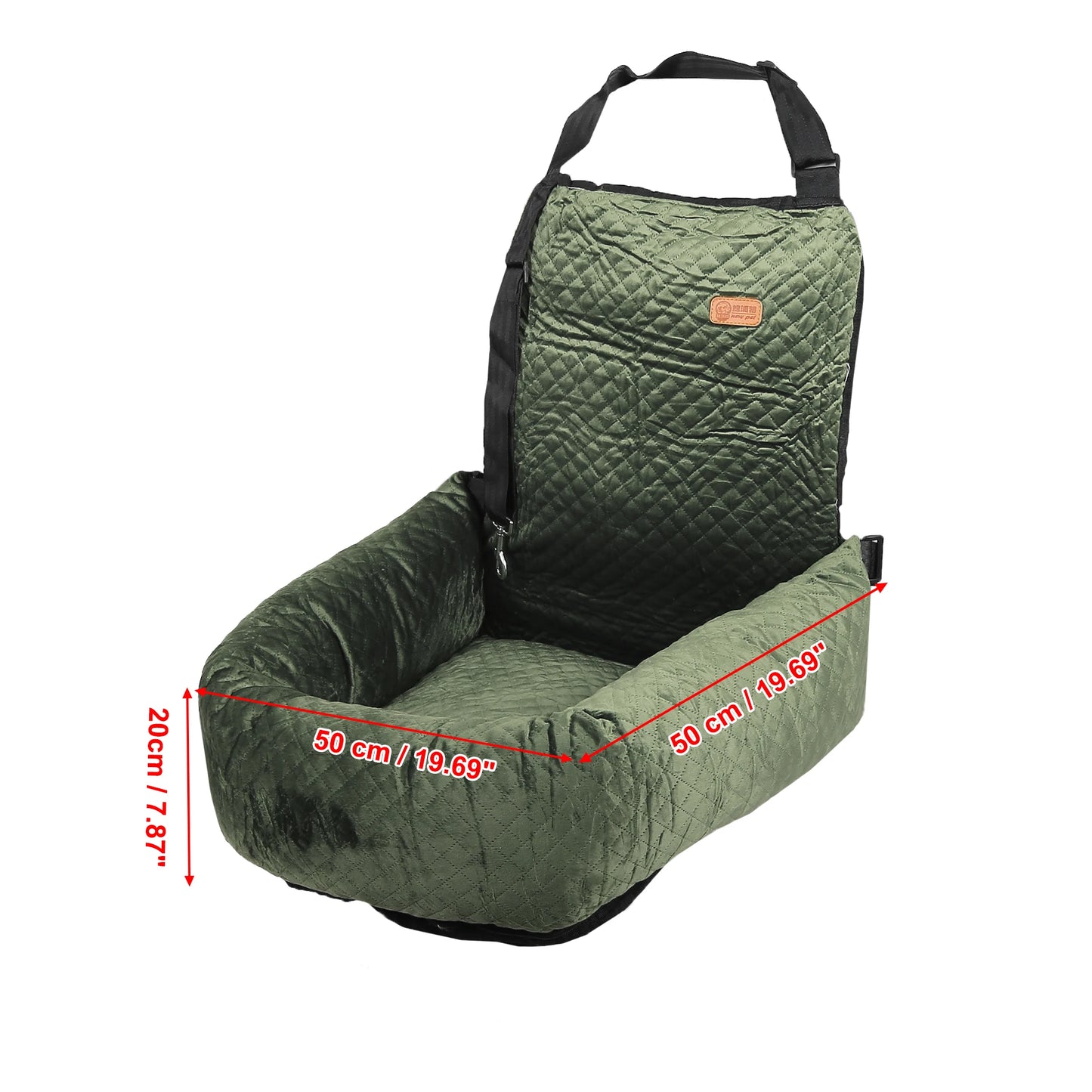 UXCELL Dog Car Seat Booster Seat Hammock Pet Carriers Bag Adjustable for Puppy Cat Pets Soft Bottom Travel Bed Accessories