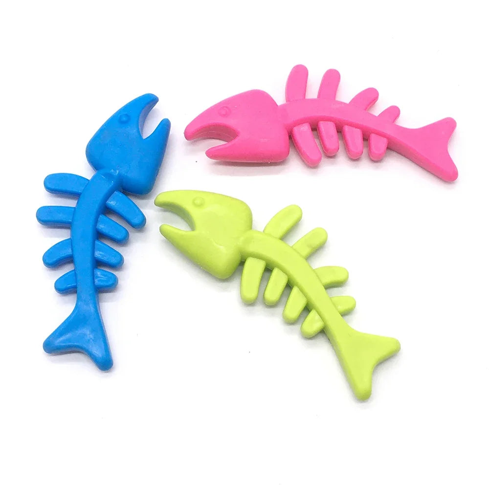1pc Pet Chew Toy Soft TPR Small Dogs Teeth Grinding Chewing Squeaky Toys Indoor Puppy Interactive Training Molar Biting Toy