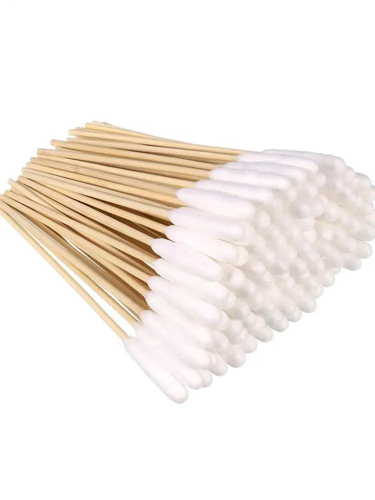 100pcs Pet Dog Ear Cleaner Cotton Buds Dog Ear Cleaner Cotton Swab Sticks Swab Sticks For Cat Pets Cleaning Supplies