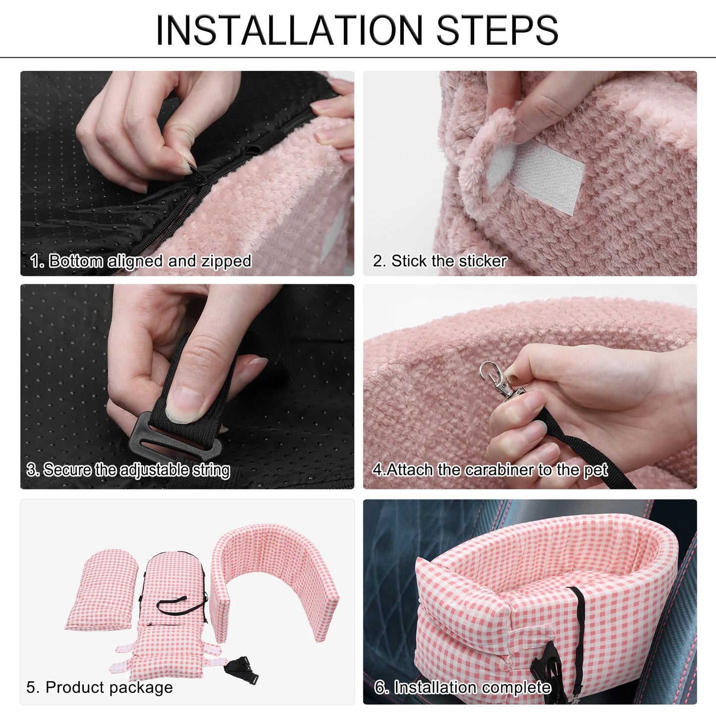 UXCELL Dog Car Seat Bags Waterproof Hammock Pet Travel Dogs Carrier Bed Protector Car Rear Back Seat Mat Safety Accessories