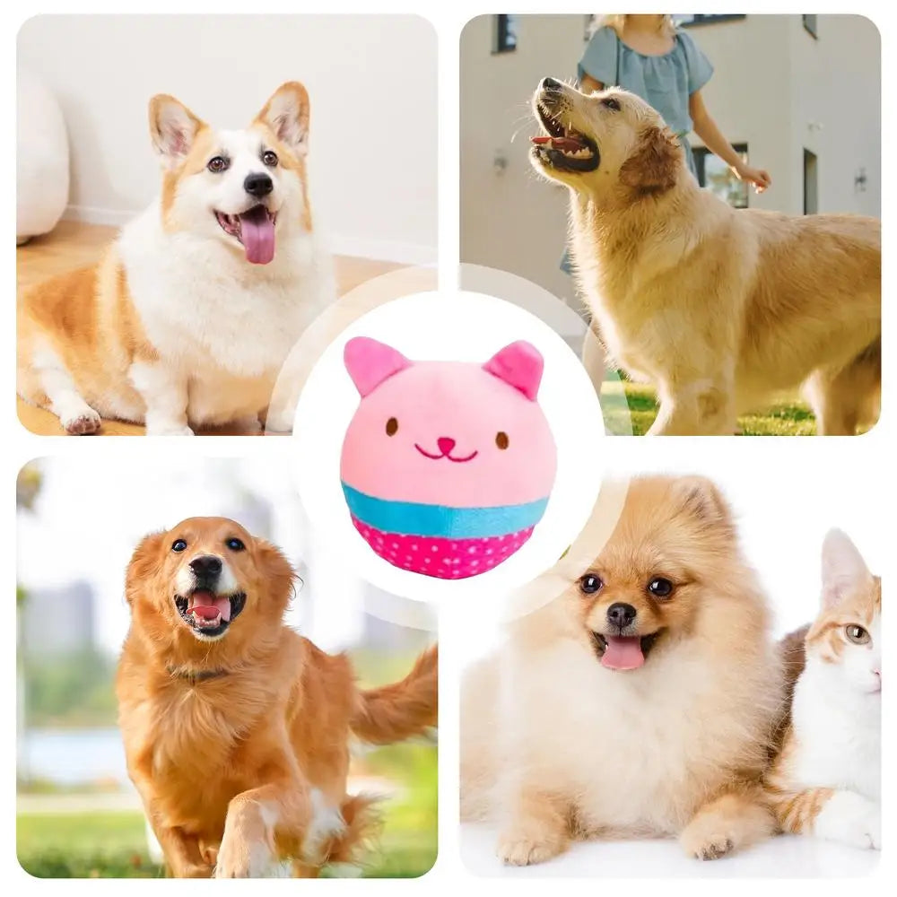Squeaky Dog Toys Voice Plush Toy For Puppy Funny Sound Toys Interactive Toys Crinkle Plush Dog Toy Puppy Squeaky Toys For Kitten